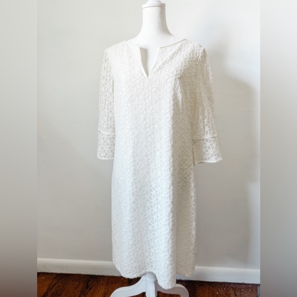 Adrianna Papell White Lace Dress - Picture 1 of 7